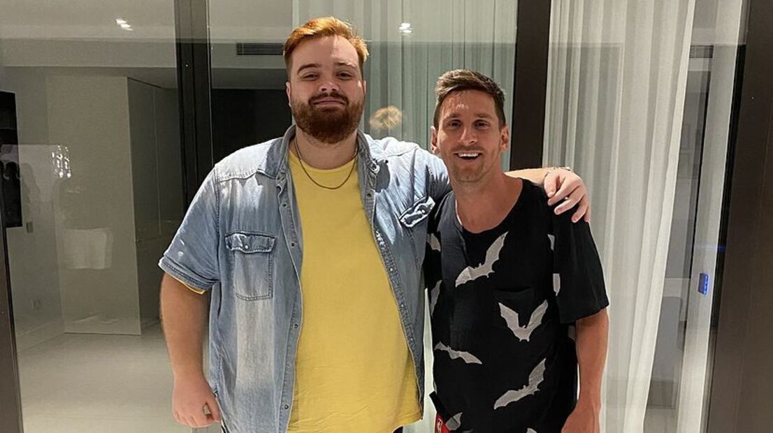 Ibai Llanos habla nuevamente de Messi. Fuente: Instagram @leomessi