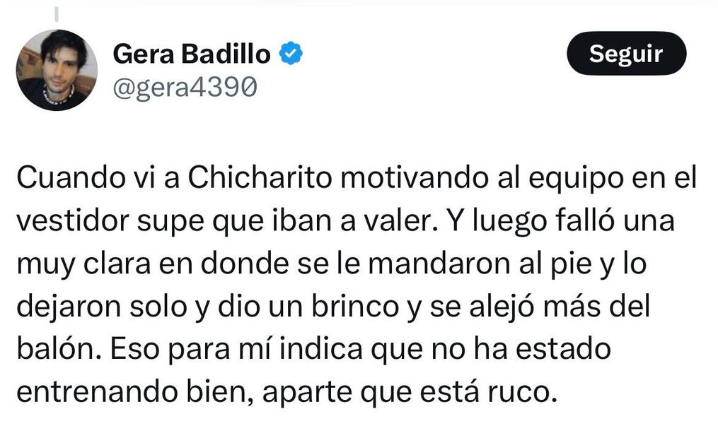 Tweets Chicharito