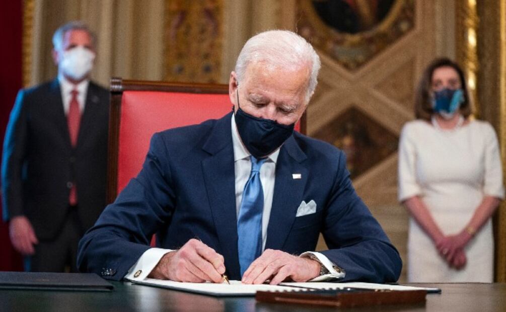 10 fotos de la toma de posesión de Joe Biden como Presidente de EU