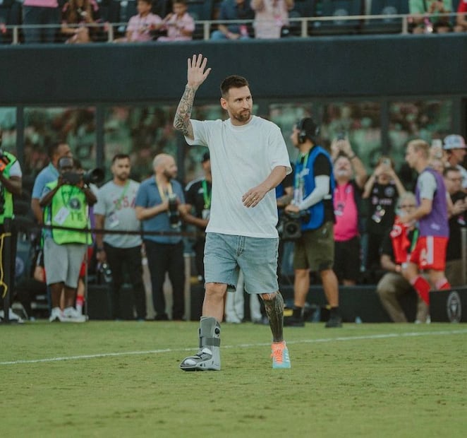 La lesión de Lionel Messi sigue siendo una preocupación para todos. Fuente: Instagram @leomessi