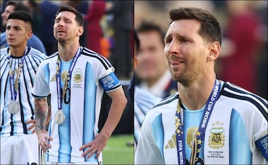 Lionel Messi terminó en un mar de lágrimas tras perder la Final de la Copa del Mundo 2026 con Argentina. FOTO: Imago7