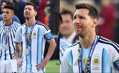 Lionel Messi se convierte en un mar de LÁGRIMAS tras perder la Final de la Copa del Mundo