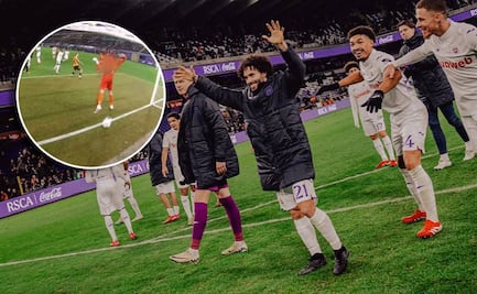 'Chino' Huerta desata la polémica con 'gol fantasma' en la paliza del Anderlecht al Mechelen