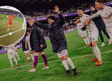 'Chino' Huerta desata la polémica con 'gol fantasma' en la paliza del Anderlecht al Mechelen