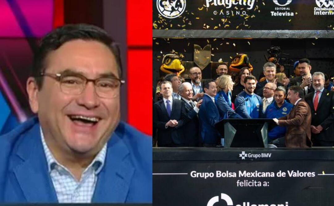 Pietrasanta preguntó sin en la Bolsa Mexicana de Valores también le ayudan al América. Foto: Especial