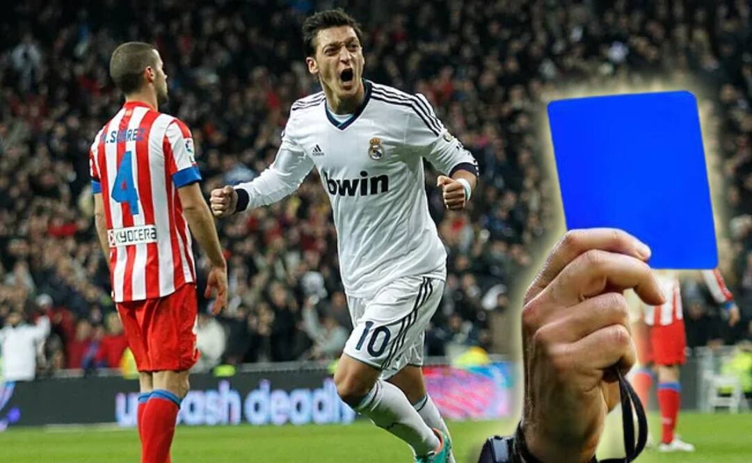 Mesut Özil se burló del Atlético de Madrid por la tarjeta azul. Foto: Especial