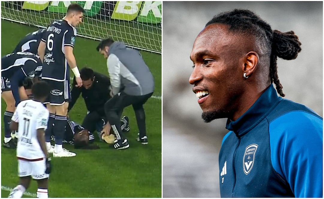 Alberth Elis sufrió un fuerte choque de cabezas en la Ligue 2 - Foto: Especial / Ligue 1 (X)