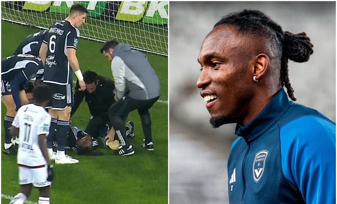 Alberth Elis sufrió un fuerte choque de cabezas en la Ligue 2 - Foto: Especial / Ligue 1 (X)