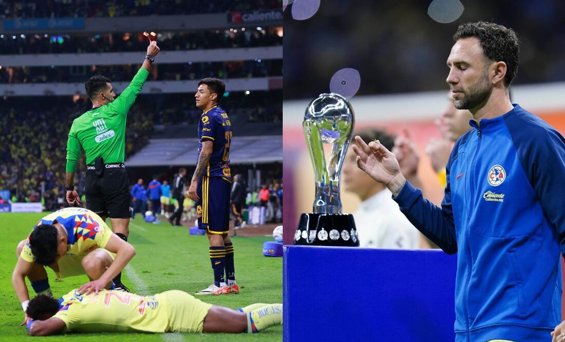 Momento en que expulsan a Raymundo Fulgencio y Miguel Layún previo a la Final / FOTOS: Imago7