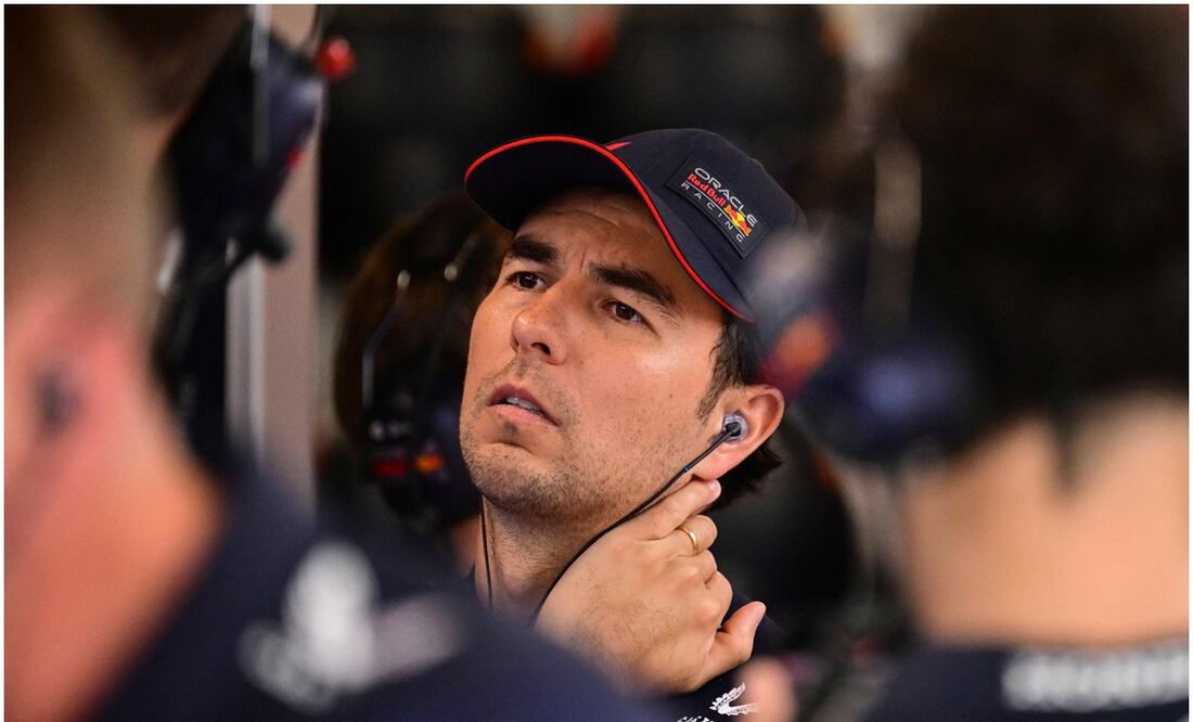 'Checo' Pérez en el paddock del GP de Qatar / FOTO: AFP