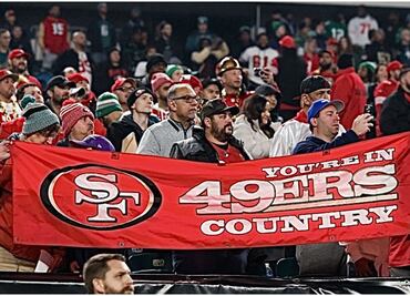 La afición de los 49ers gana la primera batalla en el Super Bowl LVIII