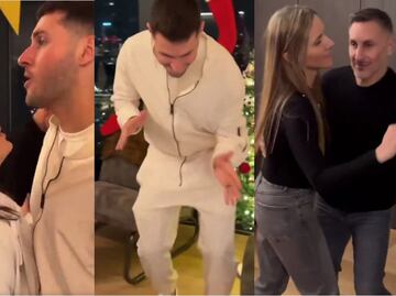 Santiago Giménez y el Chaco Giménez reciben el 2024 bailando ¡Sacaron los pasos prohibidos!