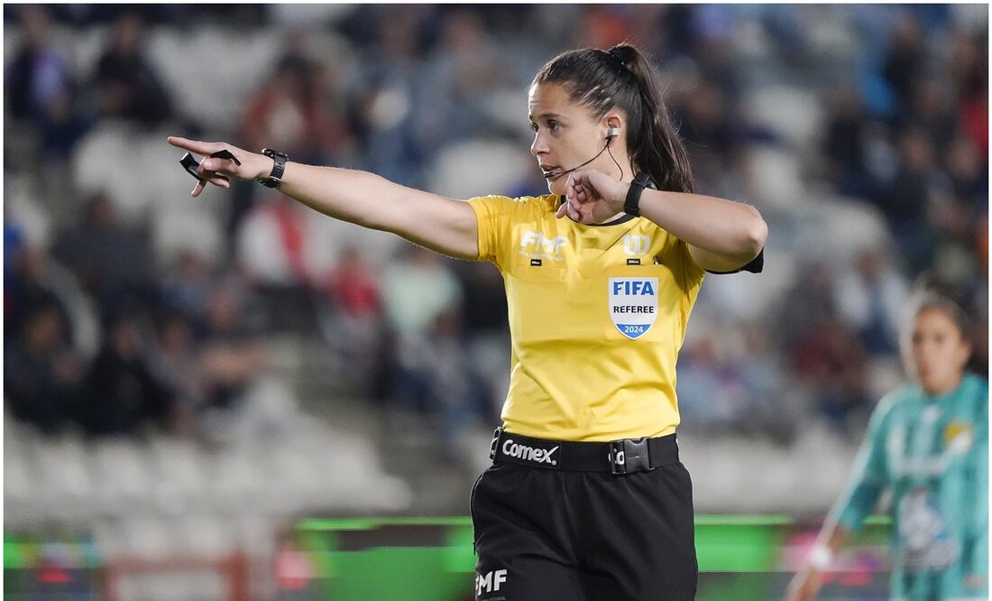 Karen Hernández será la segunda mujer en pitar un partido de Liga MX en el Clausura 2024 - Foto: Imago7