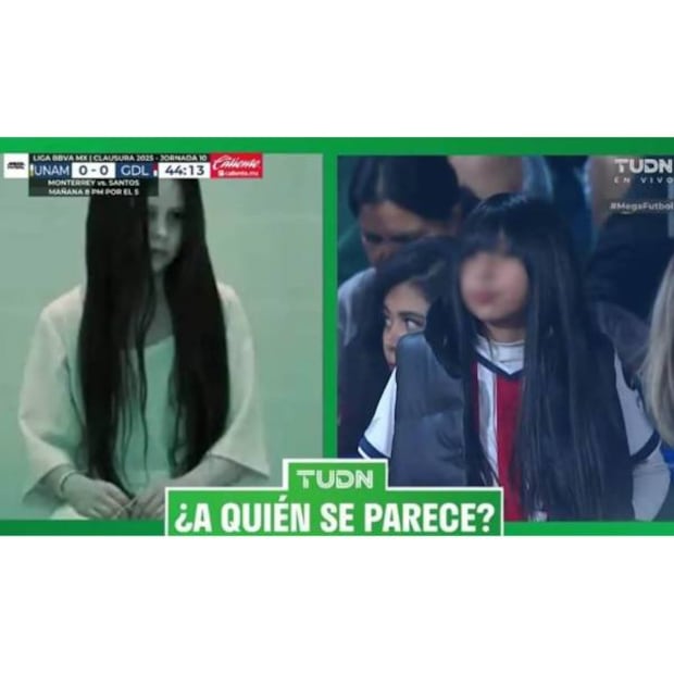 Esta fue la imagen que apareció en las pantallas de TUDN, durante la transmisión del Pumas vs Chivas. FOTO: Captura