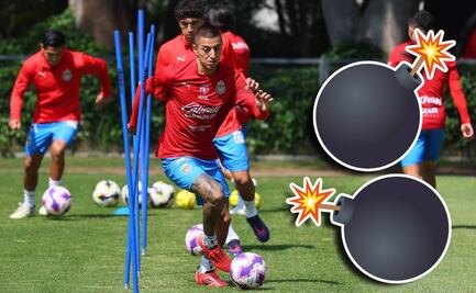 Piojo Alvarado no lanzó uno, fueron dos petardos los que denotó en las instalaciones de Chivas