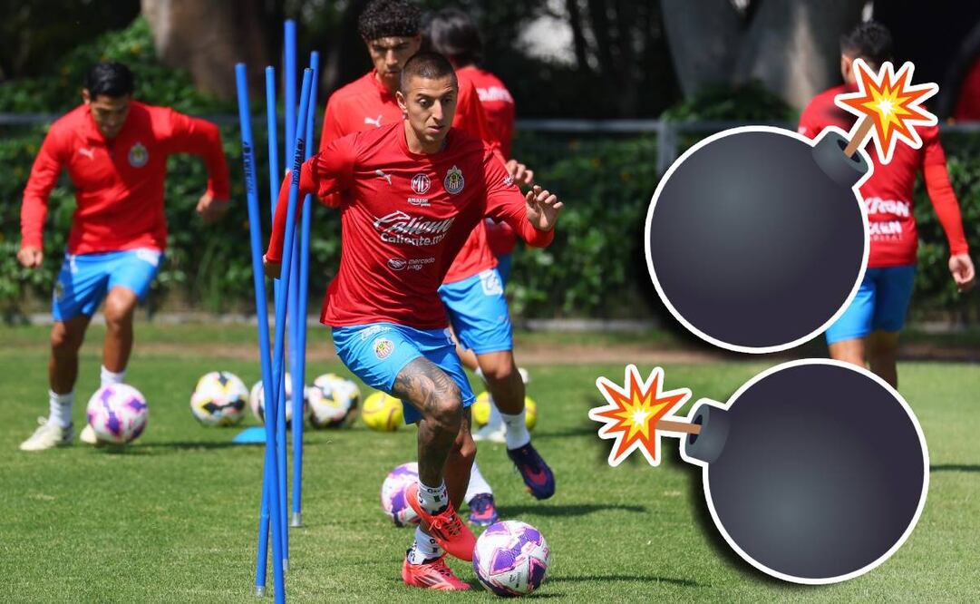 El Piojo Alvarado detonó dos petardos en las instalaciones de Chivas. Foto: Chivas