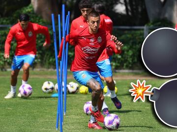 Piojo Alvarado no lanzó uno, fueron dos petardos los que denotó en las instalaciones de Chivas