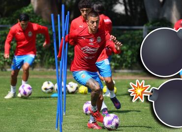Piojo Alvarado no lanzó uno, fueron dos petardos los que denotó en las instalaciones de Chivas