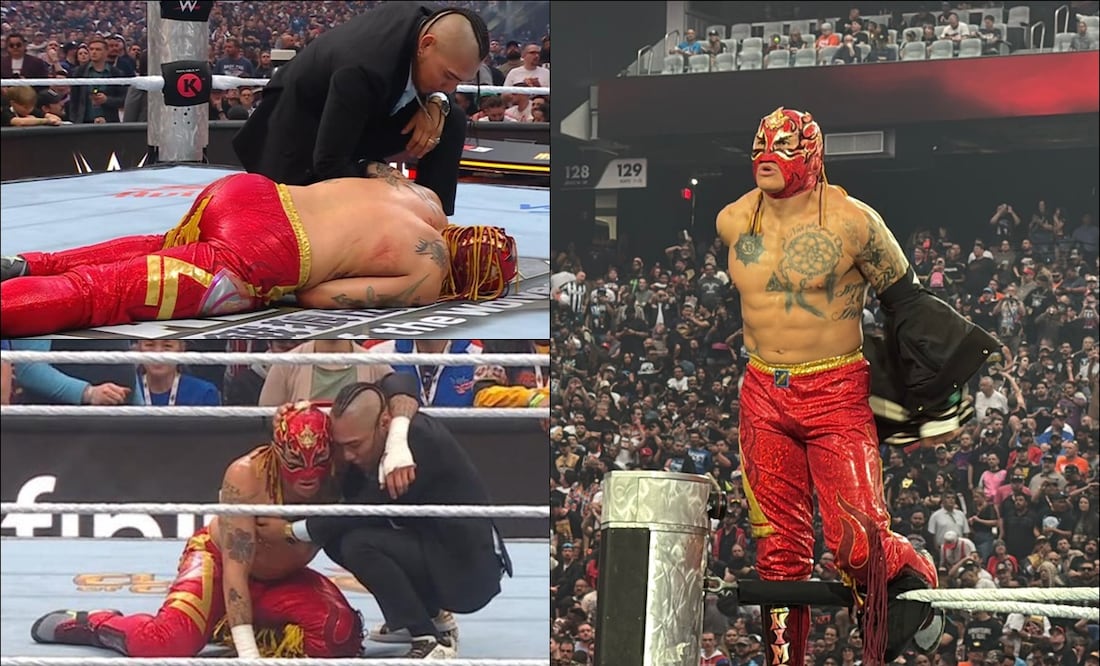 Rey Fénix cayó en su combate en WrestleMania 41 ante El Grande Américano. FOTOS: Especiales