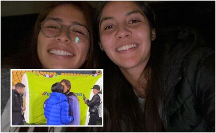 Alison González y Cecilia Santiago se desearon suerte previo a la Final entre Tigres Femenil y América