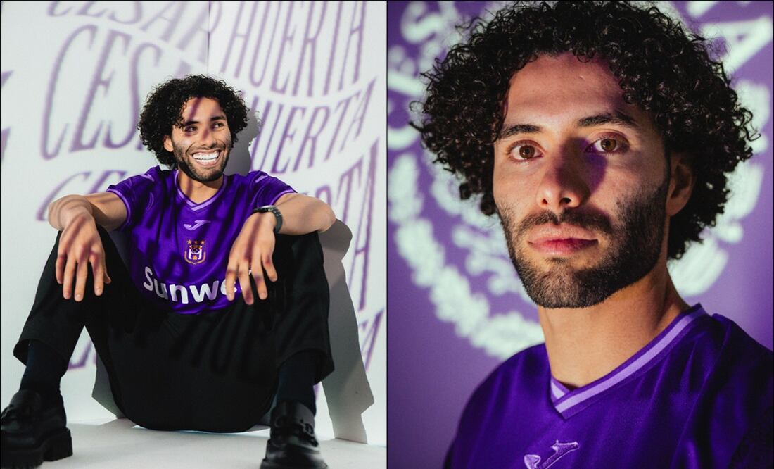 César Huerta fue presentado en las redes sociales del Anderlecht del futbol de Bélgica. FOTO: @rscanderlecht