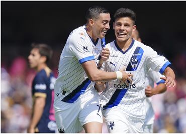 Pumas pierde el invicto como local ante Rayados