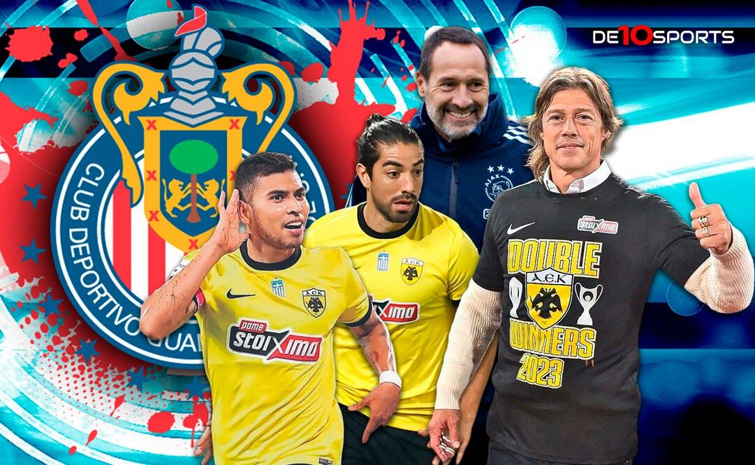 El duelo entre el Ajax y AEK estará plagado de elementos con pasado en Chivas. Foto: Especial