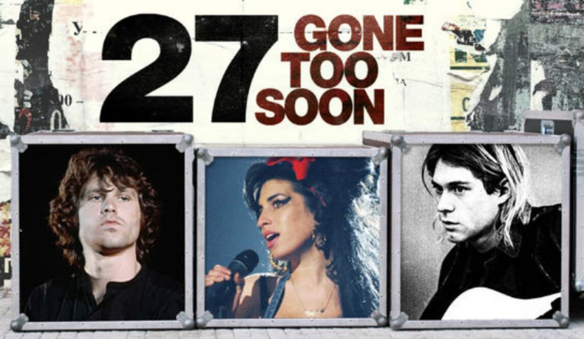 Este documental se estrena el 1 de mayo y sí, es sobre el Club de los 27. Este trabajo explora las circunstancias de las trágicas muertes de Jimi Hendrix, Jim Morrison, Janis Joplin, Kurt Cobain y Amy Winehouse. (Foto: Cortesía Netflix)