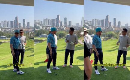 Canelo Álvarez amenazó a Jorge Campos mientras jugaban golf: "No lo quiero madrear al cabrón"