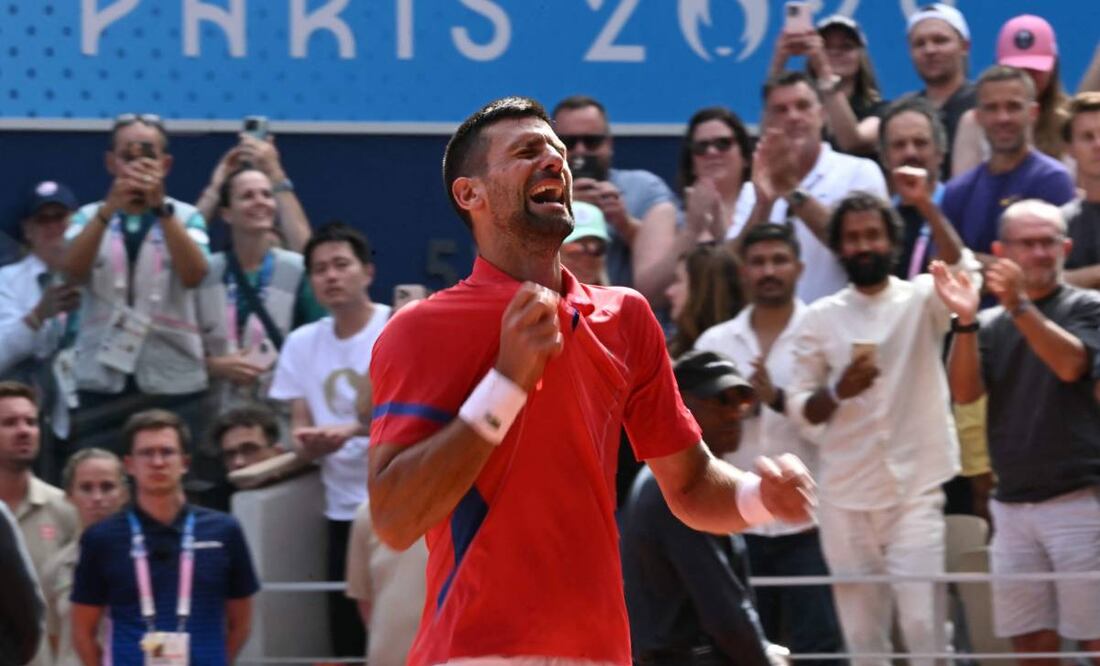 El tenista consiguió la medalla de oro para su país en los Juegos Olímpicos de Paris 2024. Foto: AFP.