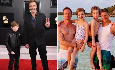 10 familias homoparentales formadas por famosos