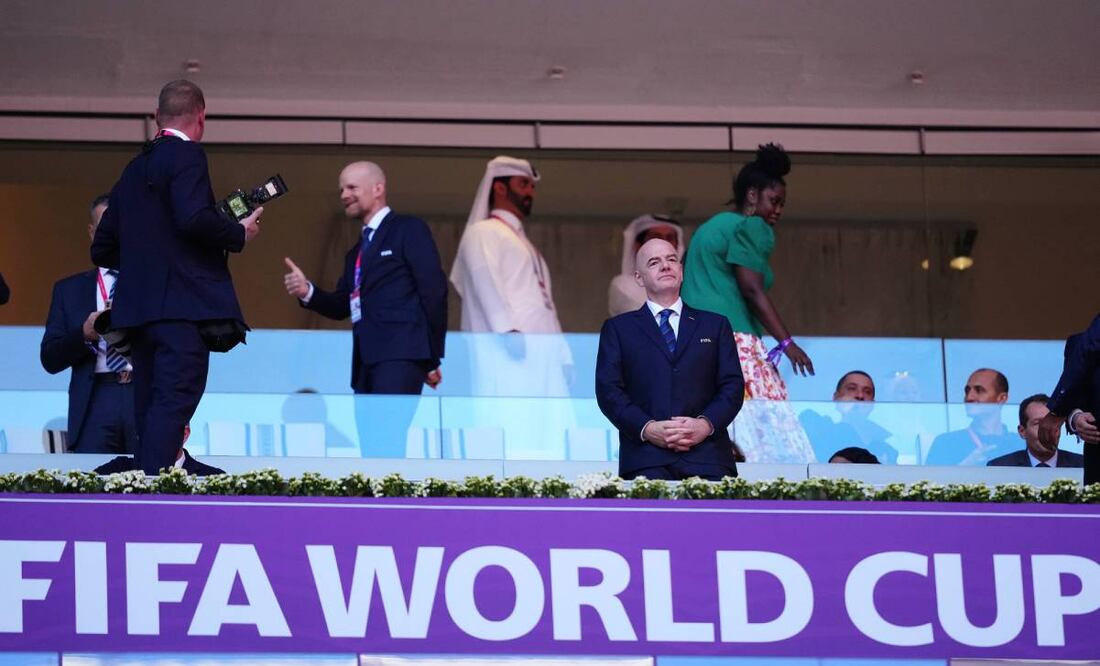 Gianni Infantino está muy entusiasmado con lo que se vivirá el Mundial de 2026. Foto: Imago7
