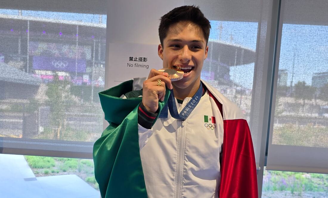 Osmar Olvera en los Juegos Olímpicos de París - Foto: Arturo Sanguino/ EL UNIVERSAL