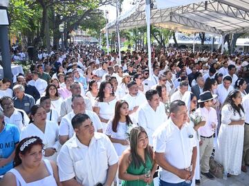 Con más de mil parejas, Veracruz rompe récord de bodas colectivas