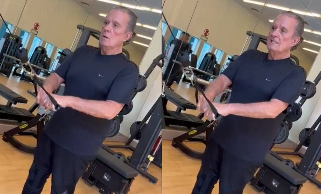 Raúl Orvañanos mostró cómo hace ejercicio y en redes sociales lo llenaron de memes y burlas. Foto: Especial