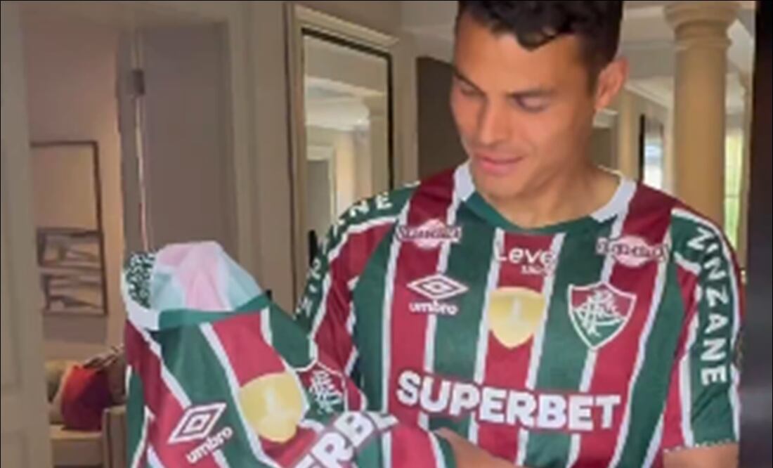 Thiago Silva fue presentado como nuevo jugador del Fluminense / Foto: Especiales