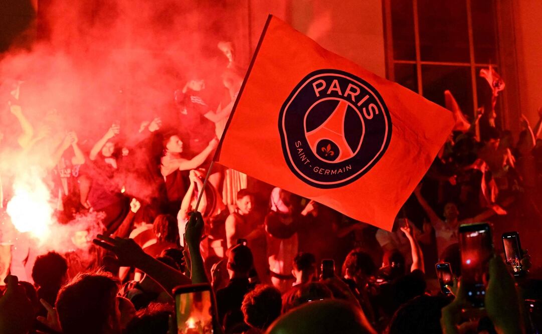 Aficionados del PSG desatan la locura en París; hay 300 detenidos / Foto: AFP