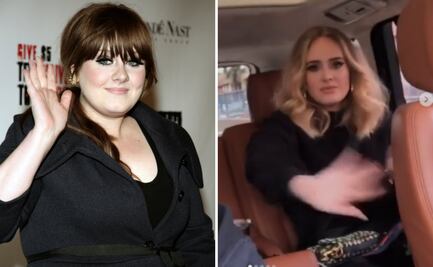 El antes y después de Adele… ¡Cambio radical!