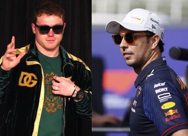 Canelo Álvarez visitó a Checo Pérez en el Gran Premio de Abu Dhabi