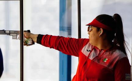 Alejandra Zavala queda eliminada en la modalidad 10 metros pistola
