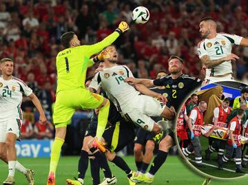 Barnabas Varga, jugador de Hungría, sufrió rotura de huesos en el rostro y conmoción cerebral