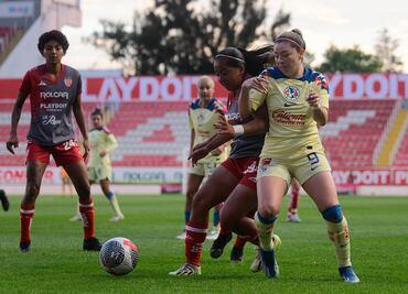 América Femenil y Necaxa empatan, sin hacerse mayor daño