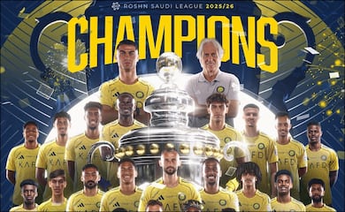 Cristiano Ronaldo firma un doblete y levanta su primera liga en Arabia, la décima del Al Nassr