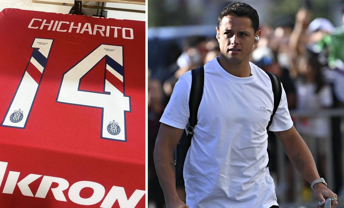 El Chicharito Hernández volverá a usar el '14' en su regreso a las Chivas. Foto: Especial