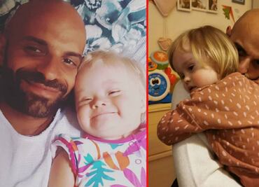 Luca, el soltero que adoptó a una niña rechazada por 20 familias