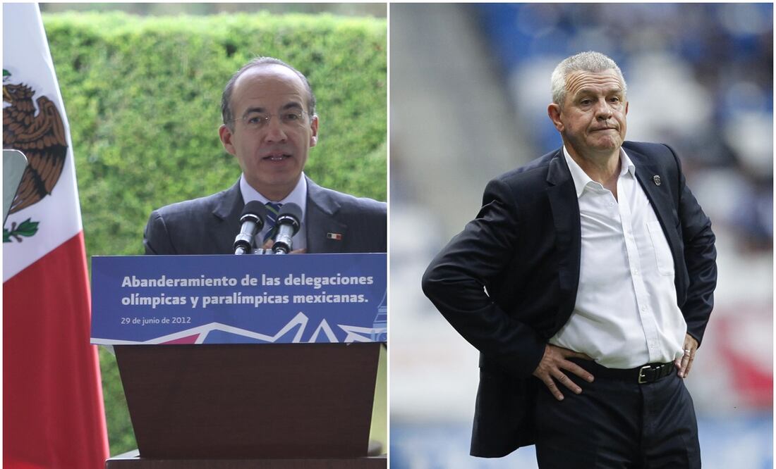 Felipe Calderón y Javier Aguirre Foto: Imago7