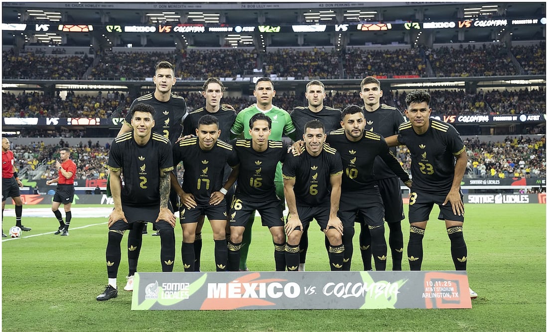 Selección Mexicana en el partido ante Colombia Foto: Imago7