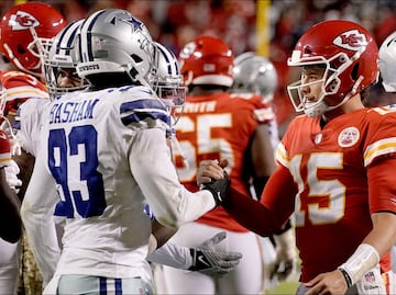 Patrick Mahomes y los Chiefs enfrentarán a Dak Prescott y los Cowboys en Acción de Gracias