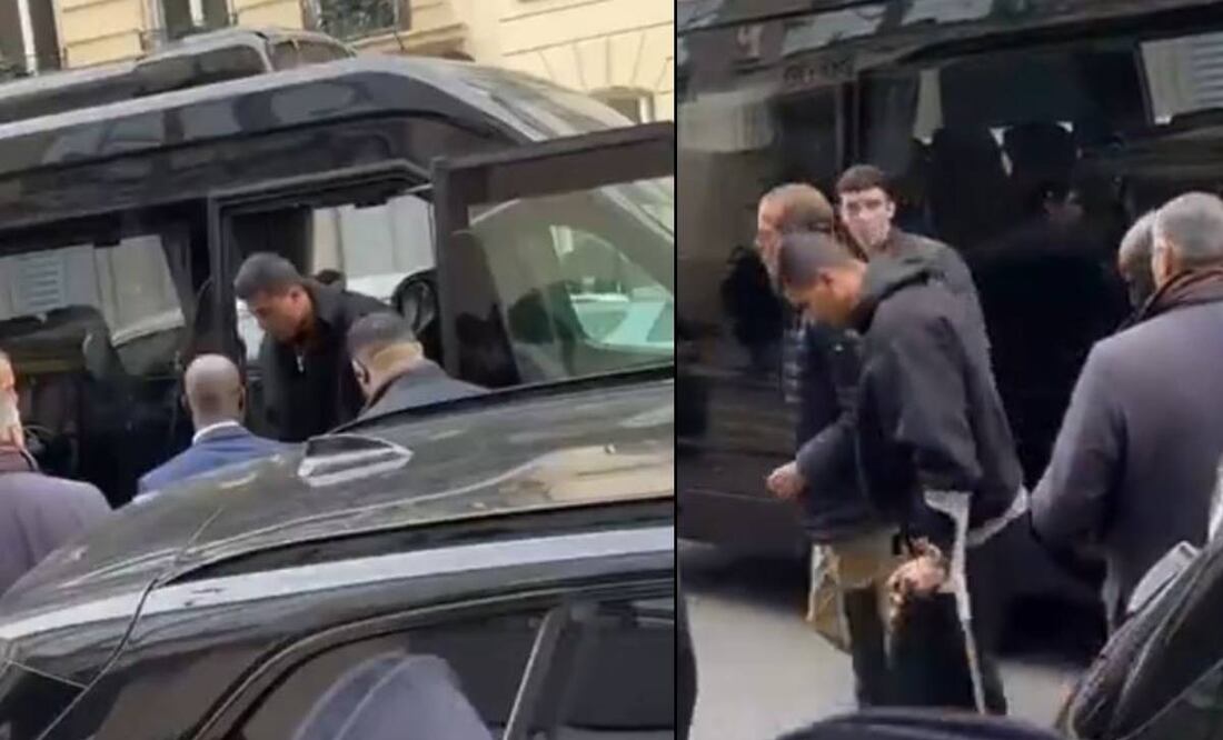 Así fue la llegada de Rodri para la gala del Balón de Oro. FOTO: Capturas