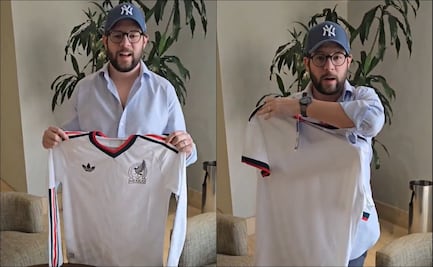 'Pollo' Ortiz presume playeras blancas de la Selección Mexicana y se las 'pone' a Álvaro Fidalgo